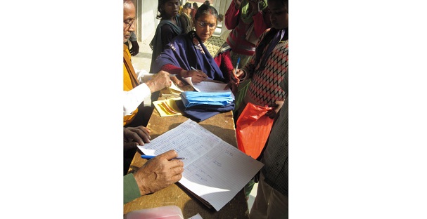 Based on a “voucher drawal” system, cloth and receipts (also called “vouchers”) are examined by teachers before the cash entitlement for uniforms is handed out. The headmaster at this school shared that, in case it is different from the norm specified, a student will be reimbursed only the amount that she has spent. Students signed three registers in this school – one for the school’s records and two to be submitted to the administration.