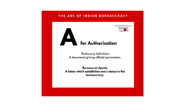 The ABC of the Indian Bureaucracy