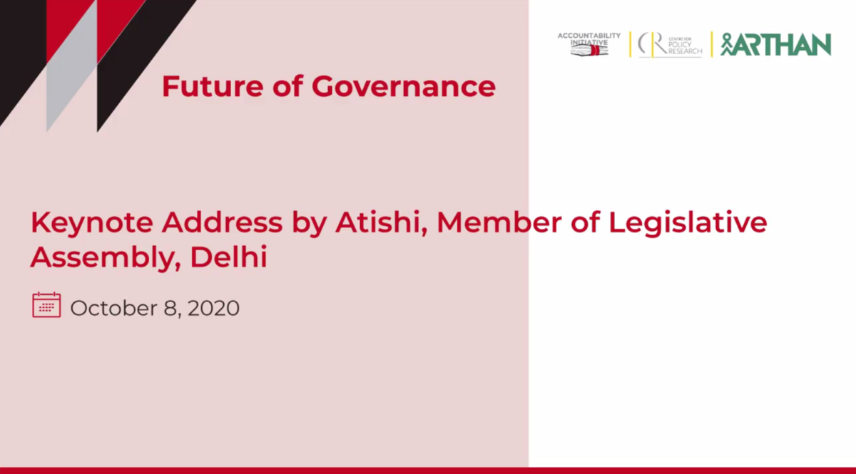 Future of Governance: Keynote Address